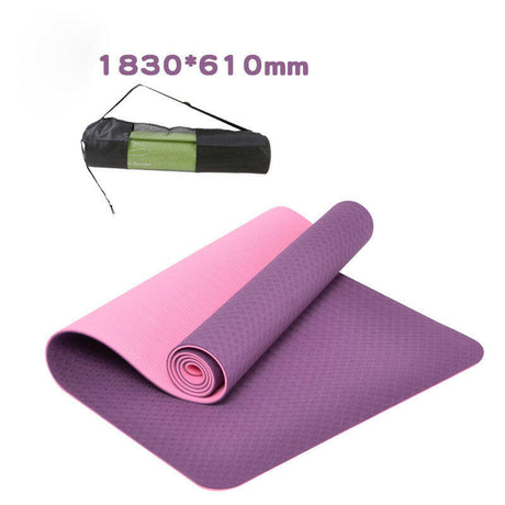 Non-slip tpe yoga mat - Shopway