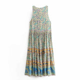 Women's Bohemian Printed Holiday Beach Dress Shopway.