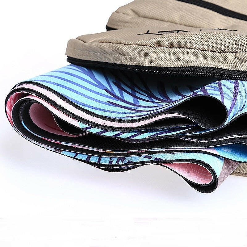 PU rubber suede yoga mat - Shopway