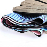 PU rubber suede yoga mat - Shopway