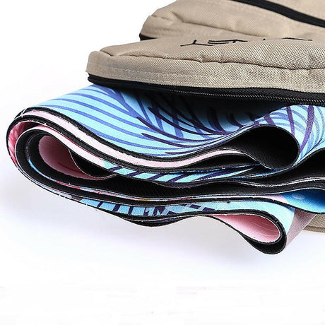 PU rubber suede yoga mat - Shopway