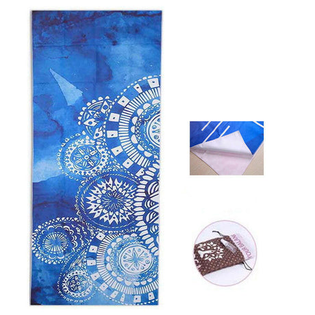 Non-slip yoga cloth mat - Shopway