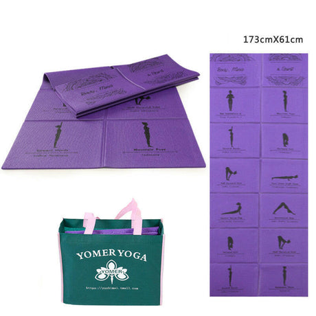 Foldable and portable yoga mat - Shopway