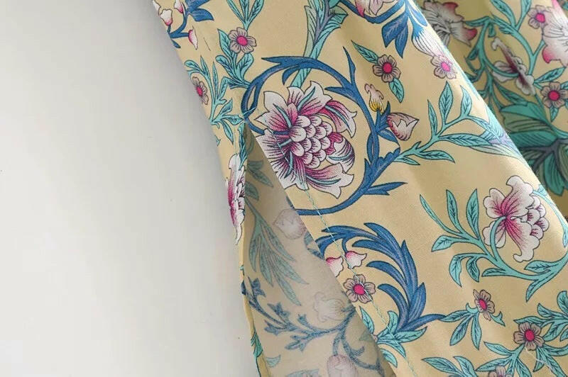 Women's Bohemian Printed Holiday Beach Dress Shopway.