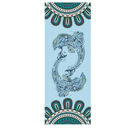PU rubber suede yoga mat - Shopway