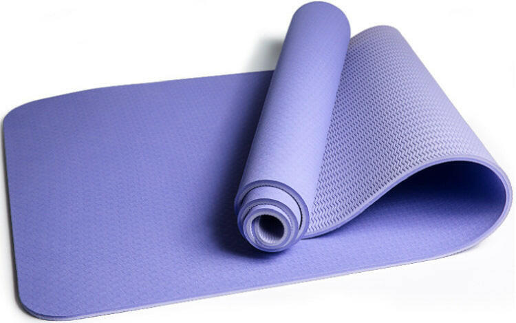 Lengthened Non-Slip Two-Color Yoga Mat Fitness Mat - Shopway