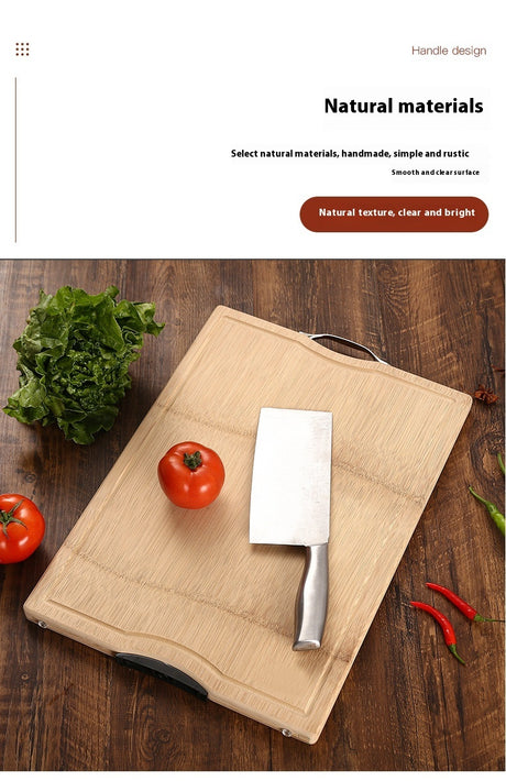 Household Whole-bamboo Chopping Block Cutting Board Shopway.