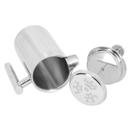 1000ml Hand Brewing Coffee Pot Stainless Steel Coffee Press Pot DoubleLayer Coffee Kettle Shopway.