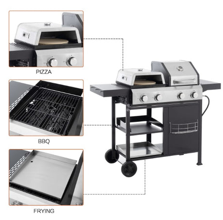 Grill And Griddle Combo Shopway.