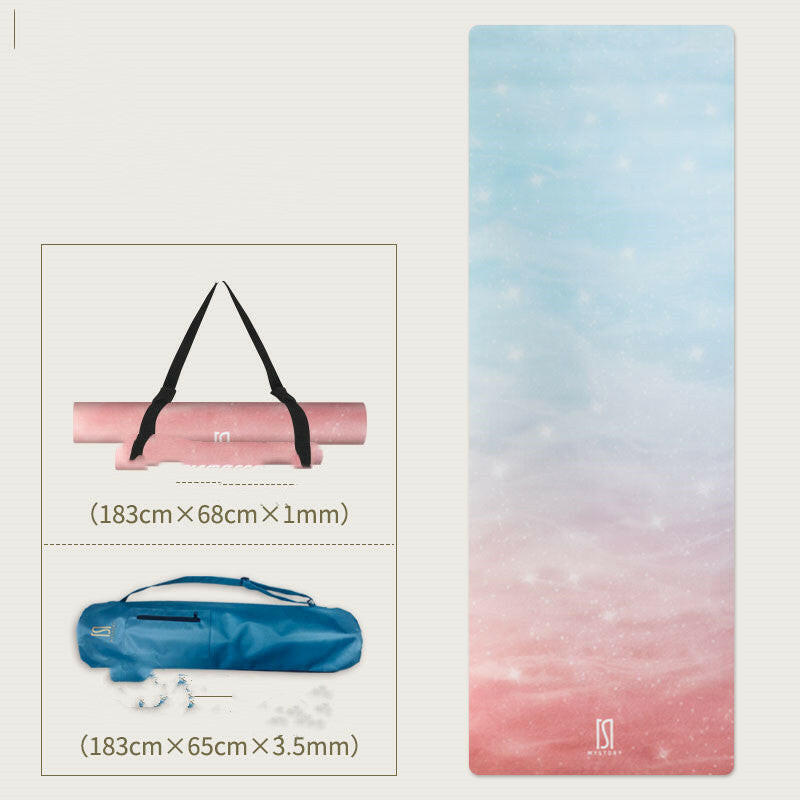 Natural Rubber Thin Portable Yoga Mat Drape - Shopway