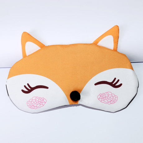 Fox Sleeping Eye Mask Cartoon Shading Shopway.
