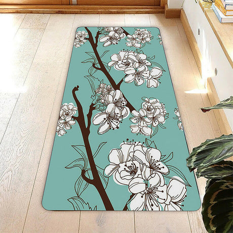 Suede Natural Rubber Beginner Yoga Mat - Shopway