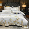 Ice Silk Quilt Sets Bed Sheets Bedding Four-piece Set - Shopway