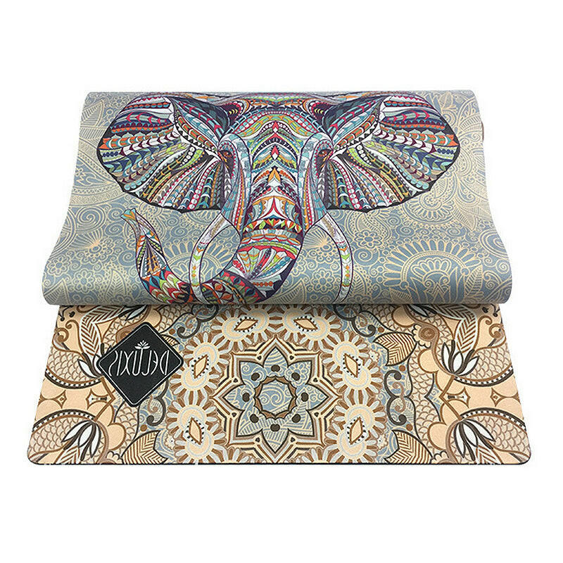 Industry Yoga Mat Rubber Anti-slip Suede Printing Yoga Mat - Shopway