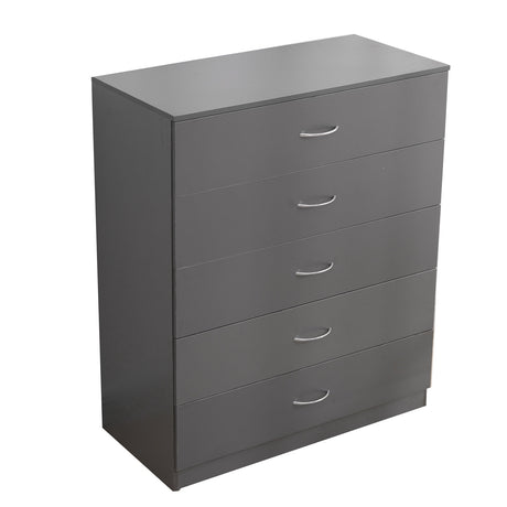 5 Layers Chest of Drawer Display Table Side Cabinet for Bedroom Living Room Kitchen Hallway Shopway.