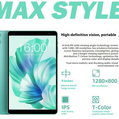 Android 13 Tablet 8-inch HD Eight-core Student 4GB 64GB - Shopway