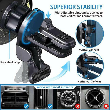 Magnetic Car Wireless Charger - Shopway