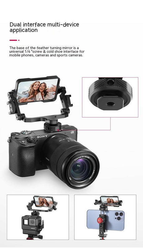 Selfie Photography Camera Front Camera Of Mobile Phone Flip Mirror Set - Shopway