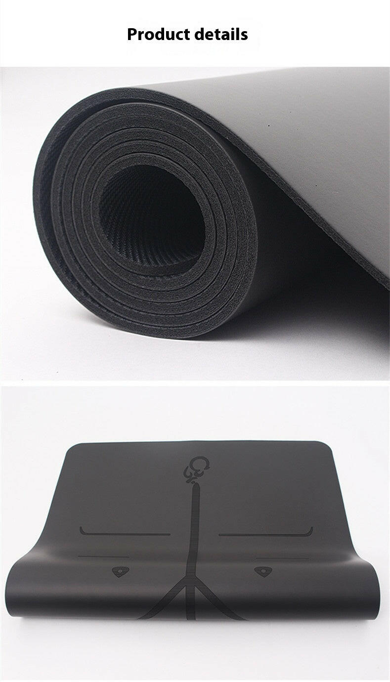 Natural Rubber Yoga Mat Widened Non-slip - Shopway