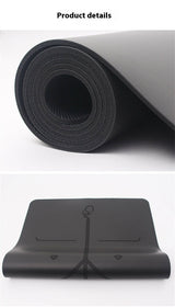 Natural Rubber Yoga Mat Widened Non-slip - Shopway