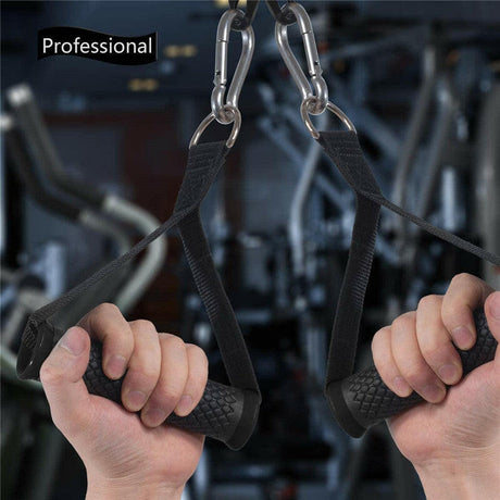 Gym Resistance Bands Handles Anti-slip Grip Strong - Shopway