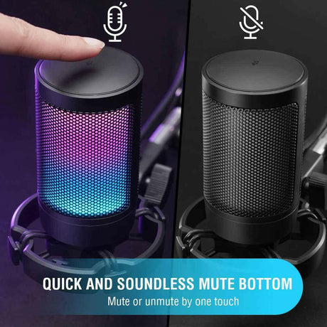 USB Condenser Gaming Microphone, For PC PS4 PS5 Shopway.