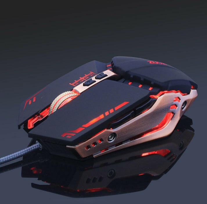Silent mute computer notebook wired gaming mouse Shopway.