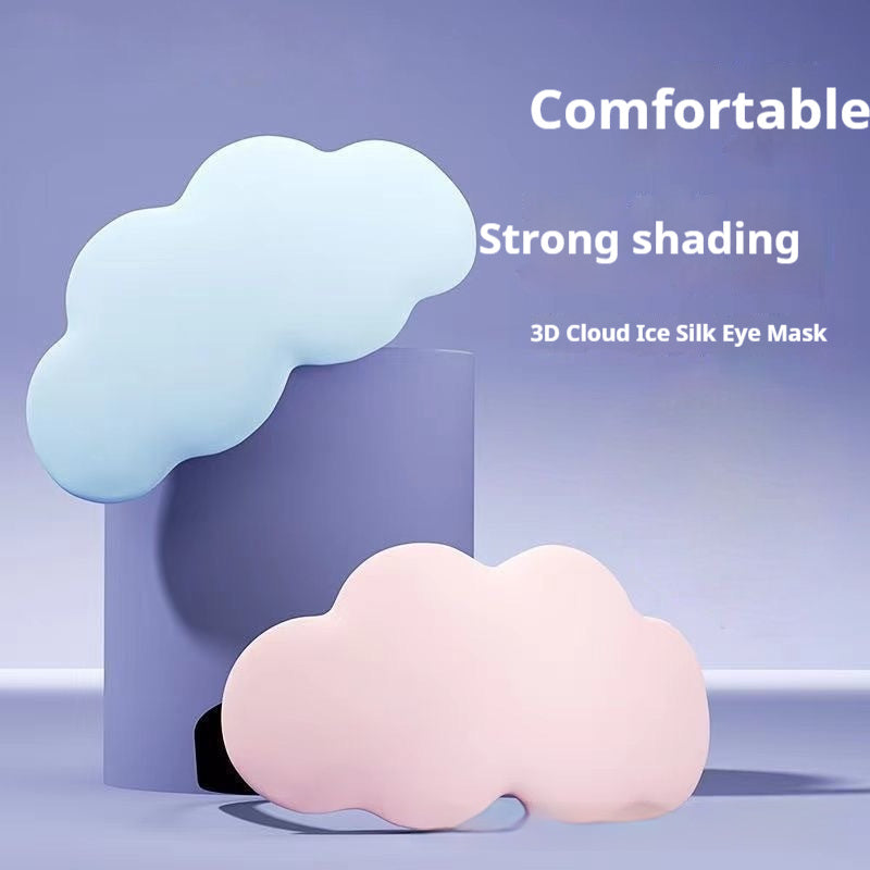 Three-dimensional Cloud Ice Silk Eye Mask Shading Sleeping Shopway.