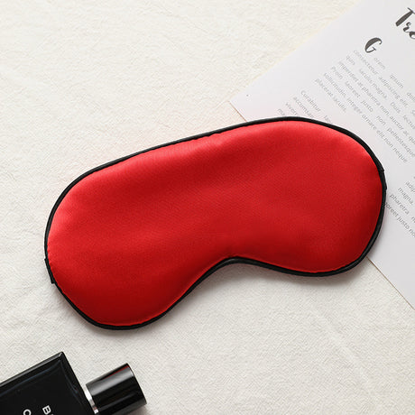 Artificial Silk Sleep Blackout Eye Mask Sleeping Solid Color Shopway.