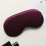 Artificial Silk Sleep Blackout Eye Mask Sleeping Solid Color Shopway.