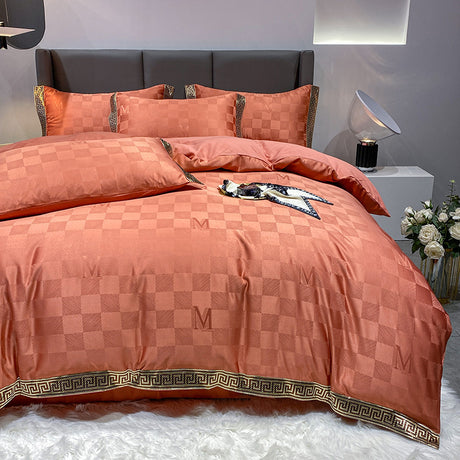 Silk Cotton Sheets Fitted Sheet Quilt Cover Bed Shopway.