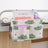 Shopway canvas bedside hanging basket for dorms, iron bracket, stores books, phones, accessories, space-saving design.