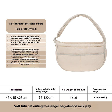 Portable Outdoor Lightweight Adjustable Pet Messenger Bag Shopway.