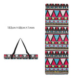 Natural Rubber Thin Portable Yoga Mat Drape - Shopway