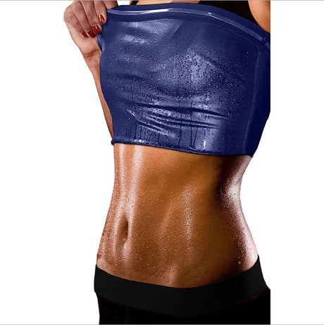 Fat Burning Abdomen Fitness Sweat Vest Running Sportswear Shopway.
