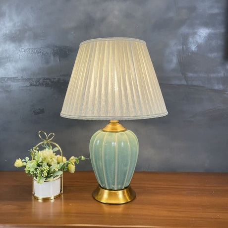Bronze Ceramic Table Lamp Household Minimalist Decoration Bedside Lamp Shopway.