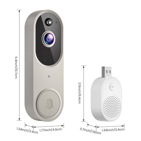 Smart Wireless Doorbell Camera with Audio Intercom Shopway.