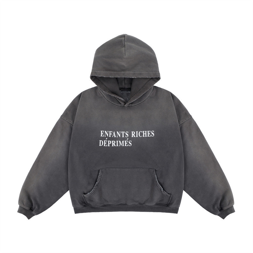 Gradient Inkjet Hooded Fleece Lined Sweater Men Shopway.