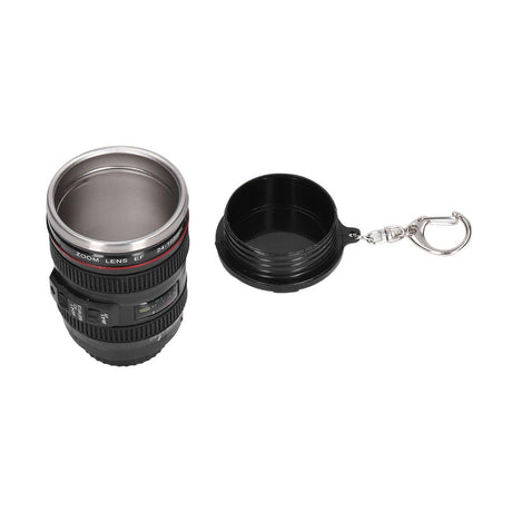 100ml Camera Lens Cup Stainless Steel EF 24‑105mm F 4.0L USM Lens Coffee Mug for Photography Lover - Shopway