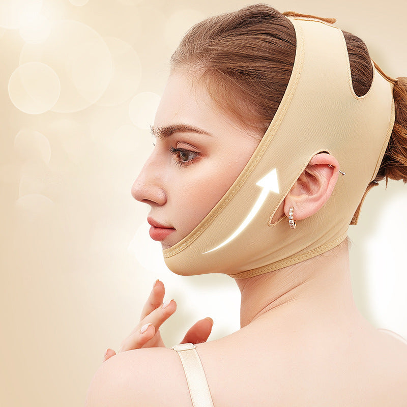 Lifting Skin Sleeping Surface Sculpture Face Elastic Sleeve Mask Velcro Face Mask Shopway.