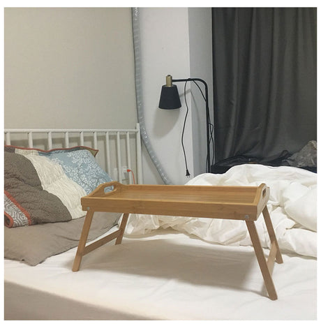 Notebook Table Bed Table Tray Portable Dinner Plate Solid Wood Shopway.