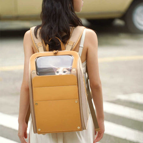 Outdoor Portable Cat Pet Backpack Large Capacity Breathable Shopway.