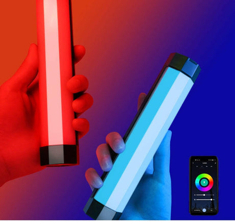 RGB LED Photography Light Waterproof Handheld Tube Stick Video Soft Lighting APP Remote Control VS PavoTube - Shopway
