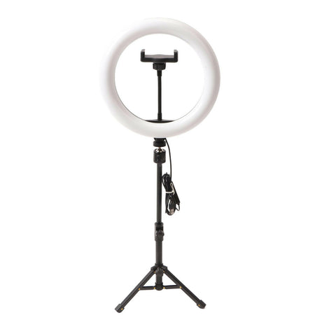 Selfie Ring Light 10 Inch Tripod Stand Desktop Circle Light Stand for Live Streaming Makeup Photography - Shopway