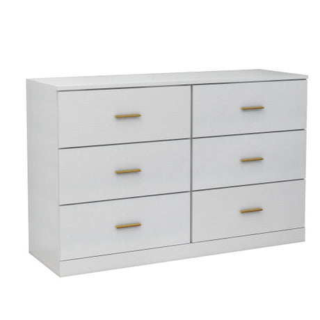 Modern White 6-drawer Bedroom Dressing Table Shopway.