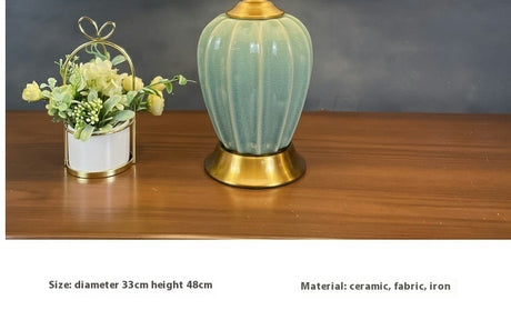 Bronze Ceramic Table Lamp Household Minimalist Decoration Bedside Lamp Shopway.