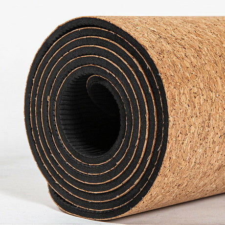 TPE Cork Yoga Mat Tasteless Non-slip Beginner Yoga Gym Mat Thicken - Shopway