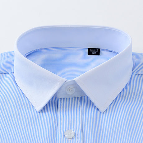 Business Formal Wear Striped Business Shirt Shopway.