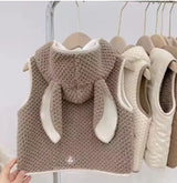 Lambswool Hooded Vest Fashionable Vest Waistcoat Outerwear Shopway.