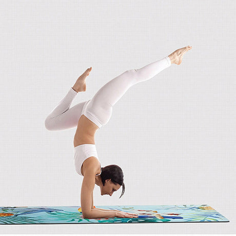 Suede folding yoga mat - Shopway